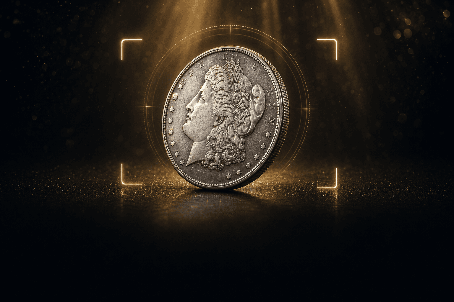 CoinSnap scanner view of a collectible coin
